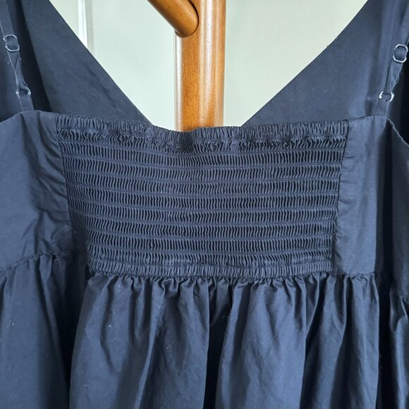 Quince - 100% Organic Cotton Sleeveless Maxi Dress in Navy - Picture 7 of 9